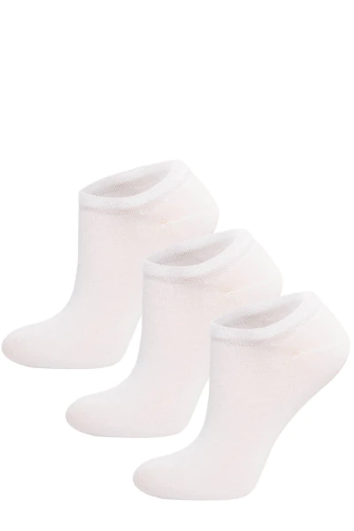 Skarpetki stopki bambusowe K18 3-pack białe
